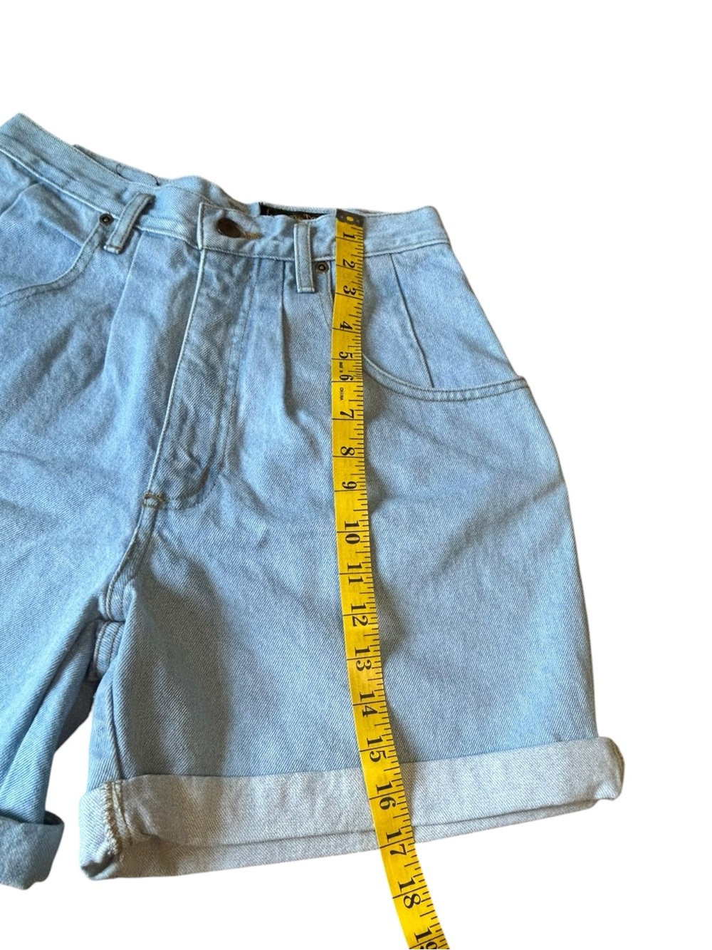 Vintage Eddie Bauer Mom Jorts Size 6 High Rise Denim Shorts 80s 90s - Picture 6 of 9